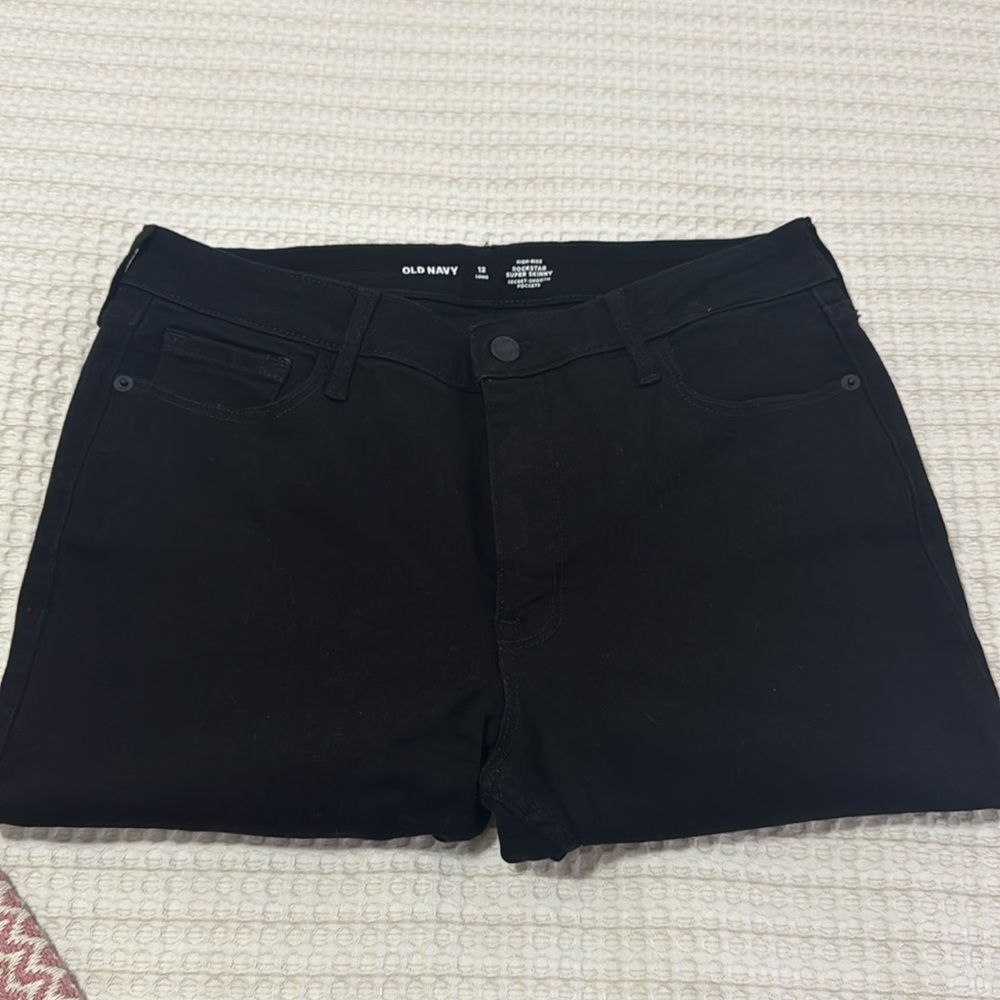 OLD NAVY BLACK SKINNY-JEANS